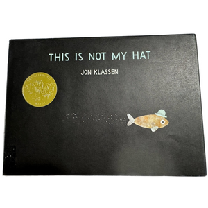 This Is Not My Hat Black and Gold Hardcover Child Picture Book Learn to Read